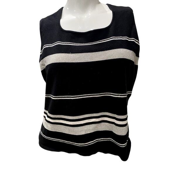 Apostrophe Woman Sleeveless Black Sweater - Size 20/22 (EUC) - Picture 1 of 5